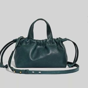 Like New Madewell Piazza Mini Crossbody in dark palm